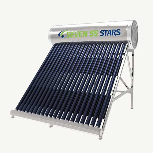 150L Non Pressurized Seven Star Solar Water Heater with Galvanized Aluminum Tank
