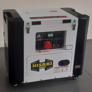 10kva Hisaki Japan HK8000SNA-3 DIESEL Generator Closed Type With ATS Single And Three Phase