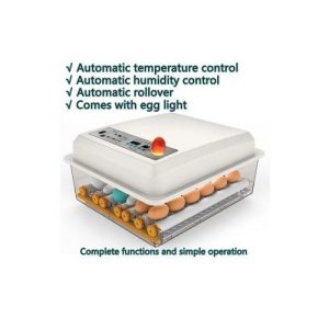 56 Egg Incubator Intelligent Automatic Egg Hatcher can Use Electricity, Solar Battery