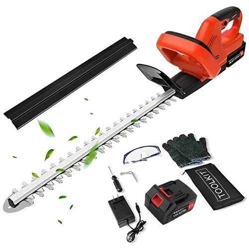 Heavy Duty Rechargeable Electric Cordless Lithium-ion hedge trimmer with 2 Big battery