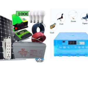 Generic 64 Eggs Solar Powered Incubator AC / DC Fully Automatic Eggs Incubator + 120 Watts Solar Panel Full Kit