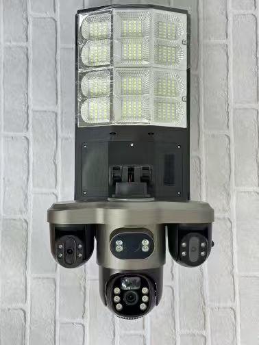 Solar Light V380 PRO TRIPLE LENS AI SOLAR CAMERA + LIGHTING 2 IN 1 4G SIM CARD 2 IN 1 CCTV SECURITY SOLAR STREET LIGHT